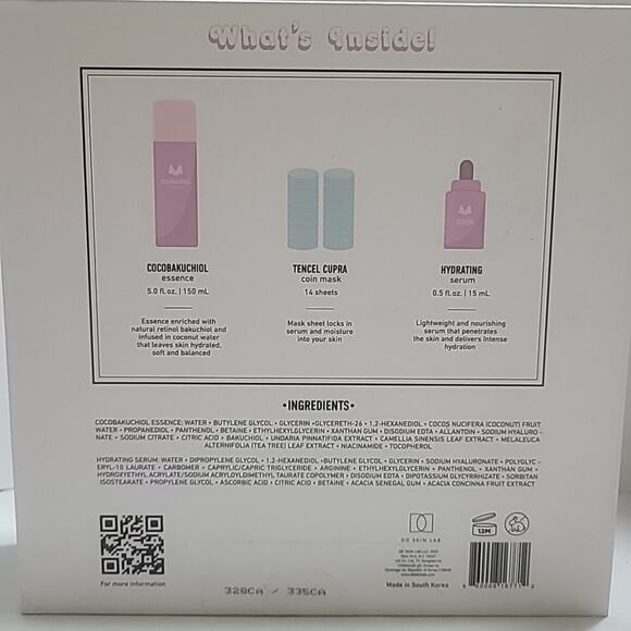 Fluff Coin Sheet Mask Hydrating Kit 3-in-1 - New Sealed Box - Picture 3 of 4